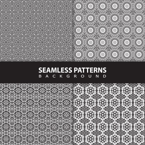 Classic batik seamless pattern background vector image