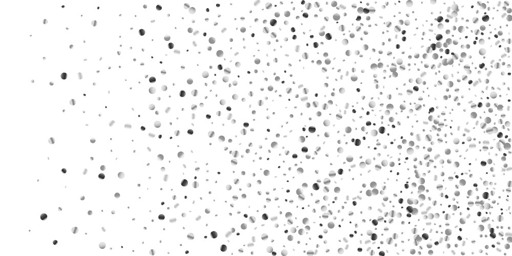 silver shine of confetti vector image