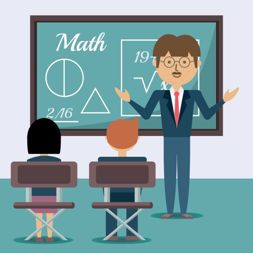 School and education design vector image