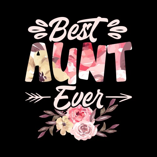 funny nephew mom aunt t-shirt design vector image