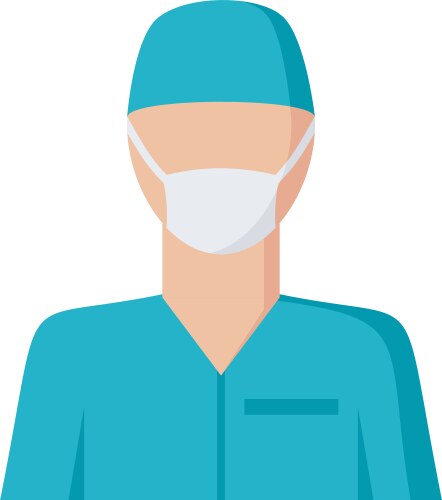 Surgeon icon vector image