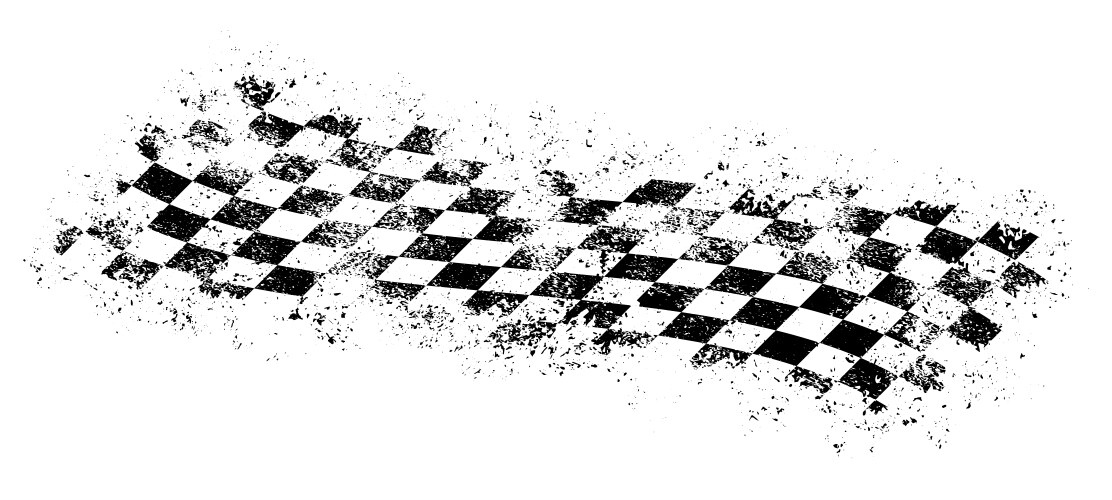 Start racing flag background monochrome vector image