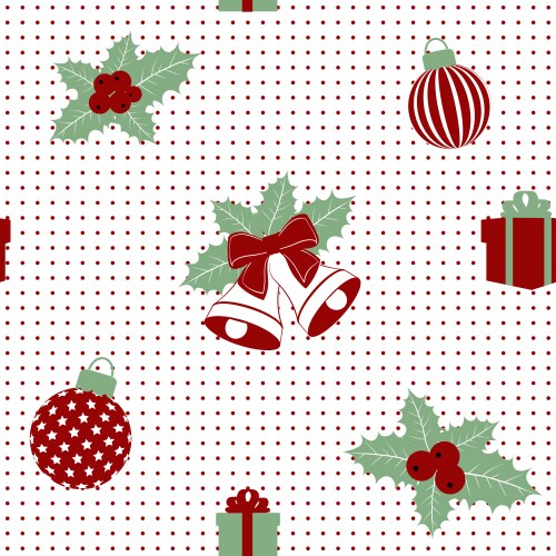 Christmas pattern vector image