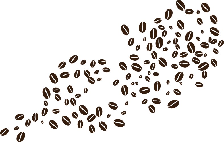 Coffee bean icon vector image