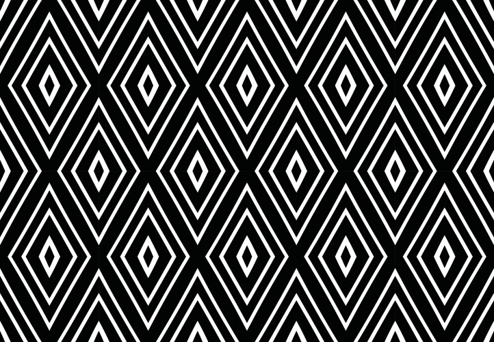 Seamless diamonds pattern vector image