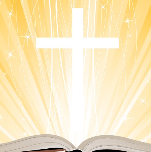 Holy bible vector image