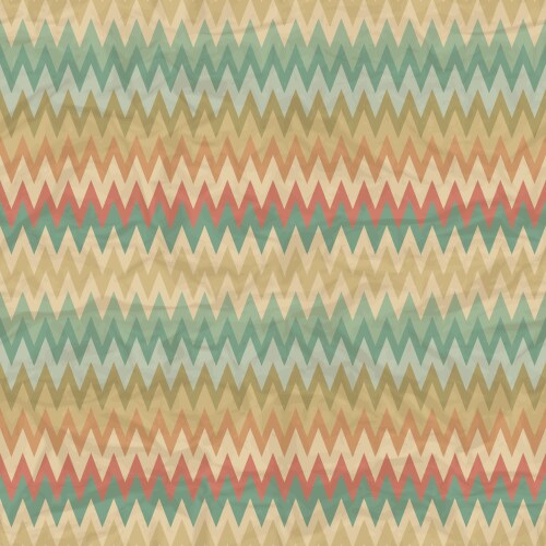 Seamless retro geometric pattern vector image