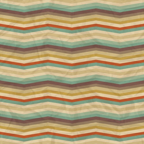 Seamless retro geometric pattern vector image