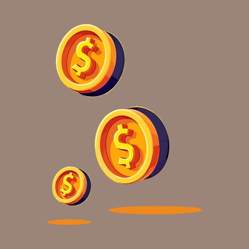 Financial growth potential vector image