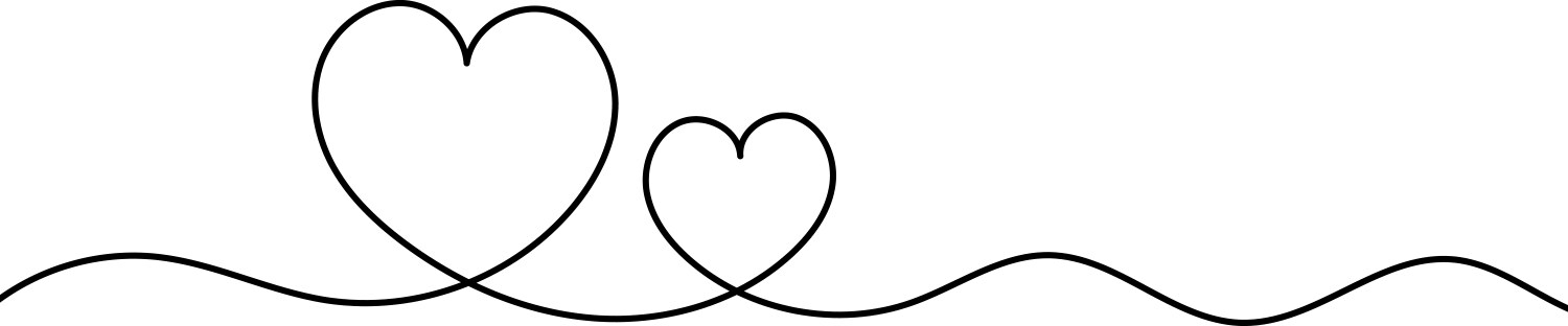 Line art love vector image