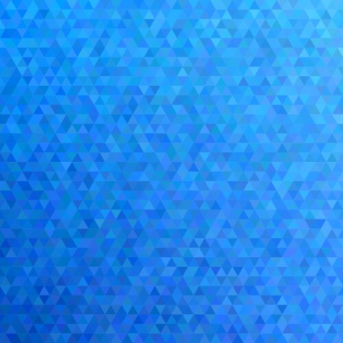 Abstract mosaic regular triangle vector image