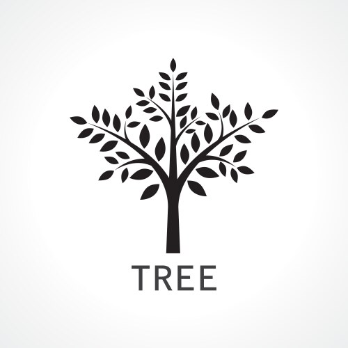 Symbol of tree vector image