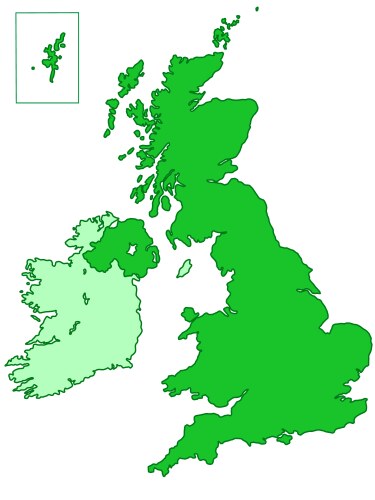 United kingdom vector image