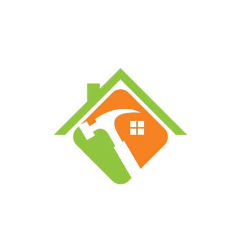 Home renovation tool logo vector image