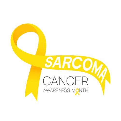 Sarcoma cancer and bone awareness month concept vector image