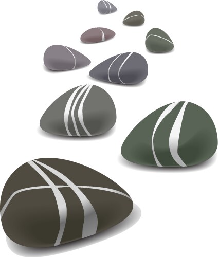 Stones vector image