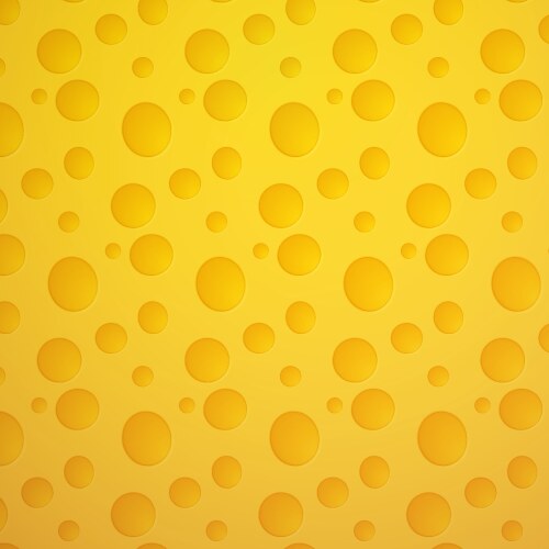 Cheese seamless pattern vector image