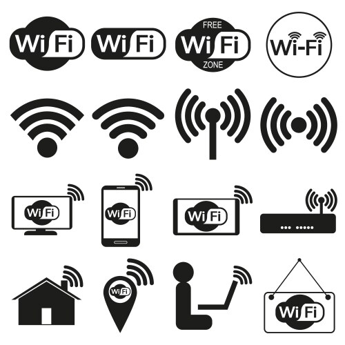 Wi fi vector image