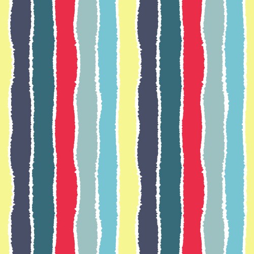 Striped seamless pattern vertical wide lines vector image