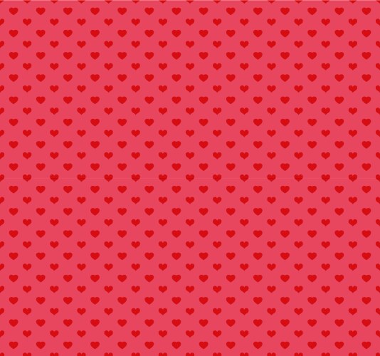 Happy valentines day pattern with hearts vector image