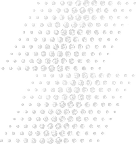 Scattered handdrawn spots vector image