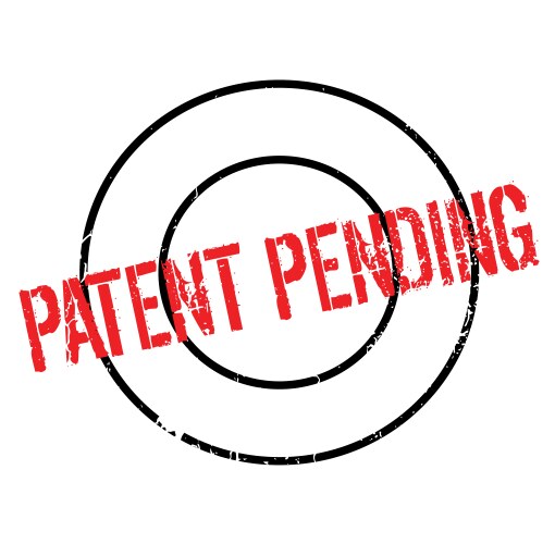 Patent pending rubber stamp vector image