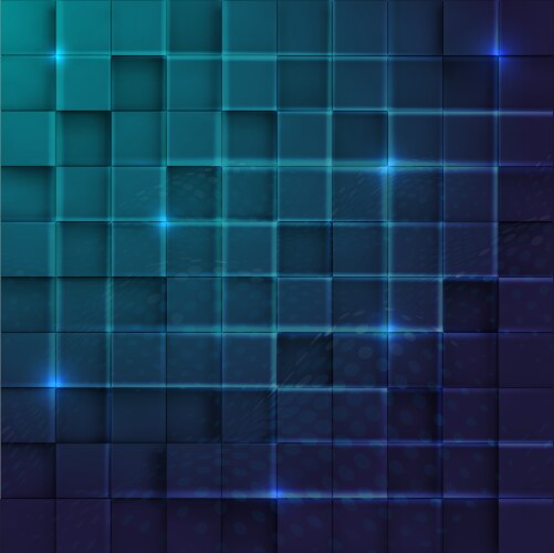 Mosaic blue color vector image