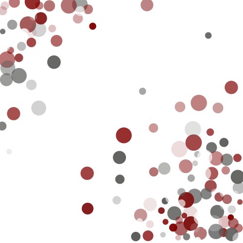 Abstract confetti transparent dots vector image