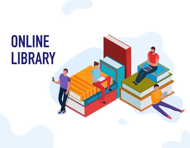 online library vector image