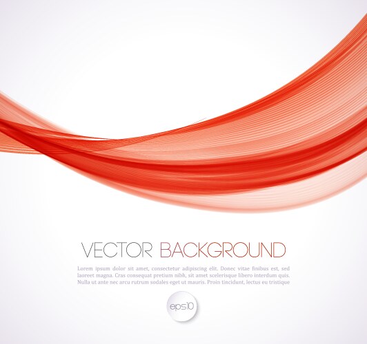 Abstract curves line background template vector image