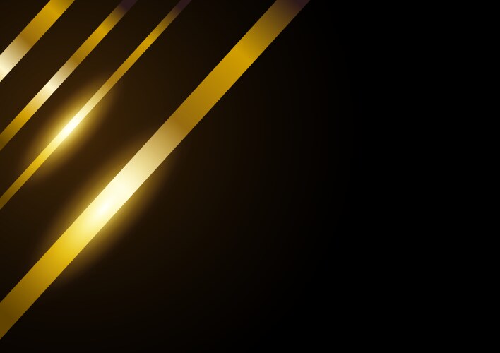 golden lines abstract background vector image