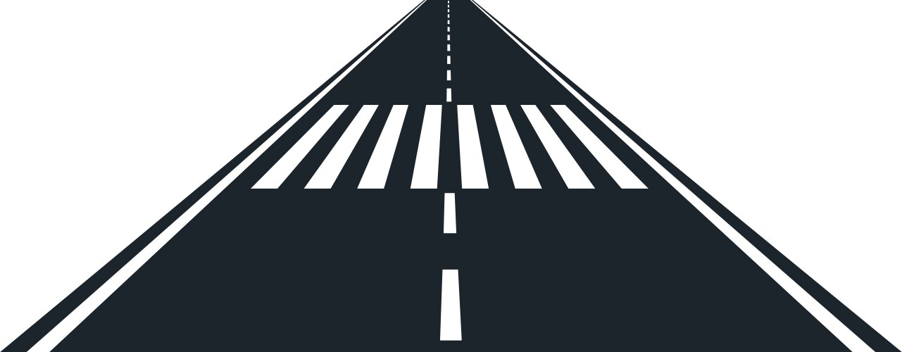 Crosswalk vector image