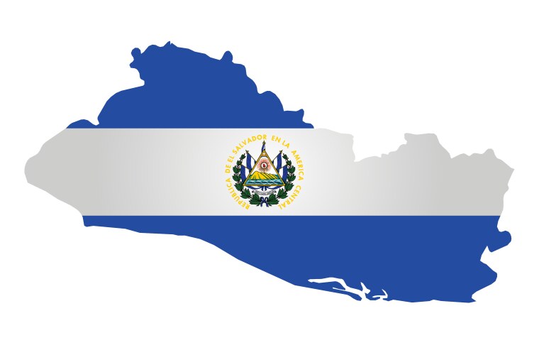 El salvador flag vector image