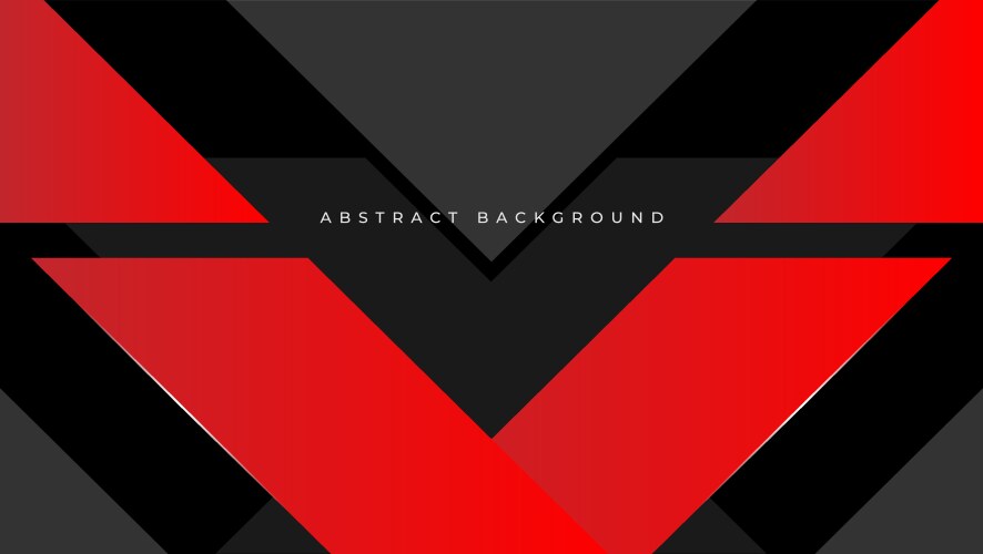 Abstract red and black background vector image