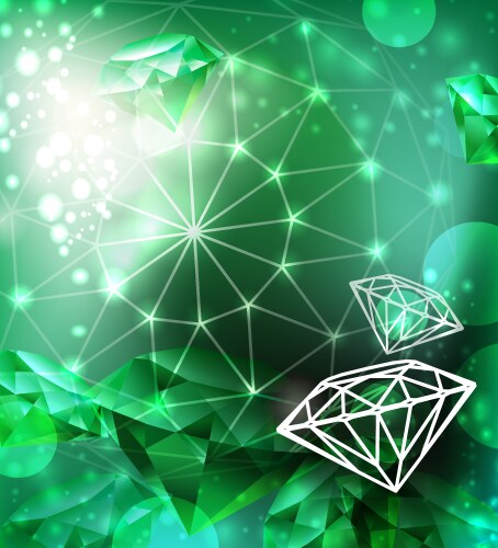 Background with texture gemstone vector image