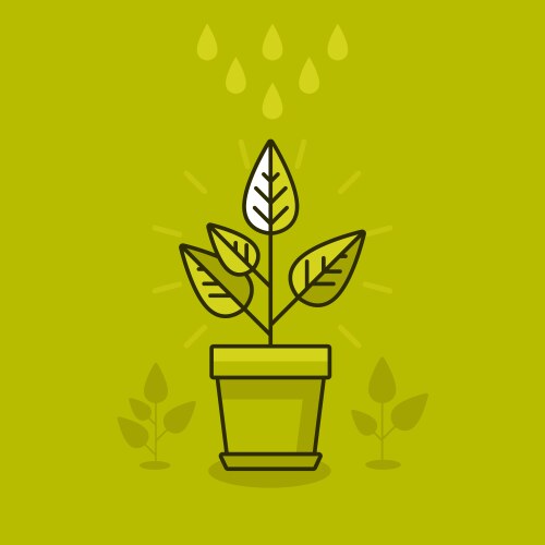 Growth vector image