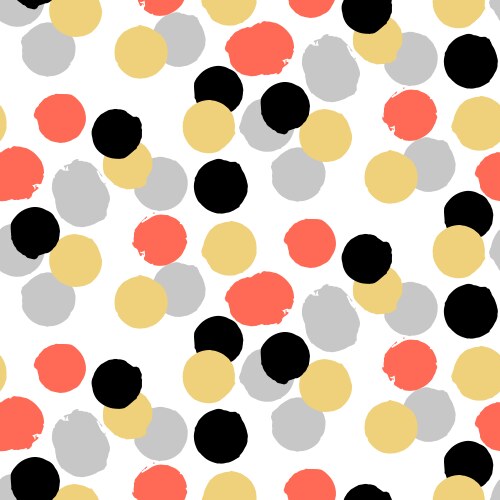 Ditsy polka dot pattern vector image