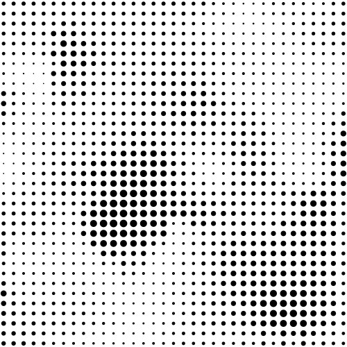 Abstract halftone texture minimalism vector image