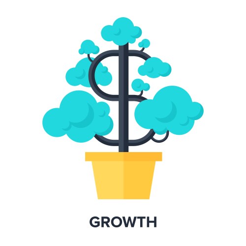 Growth vector image