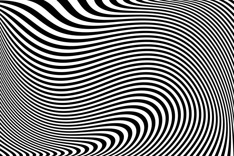 Wavy lines pattern vector image