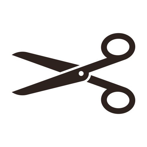 scissors vector image