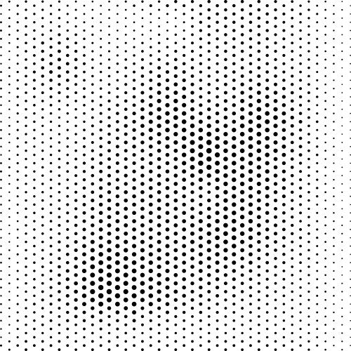 Halftone dotted abstract background vector image