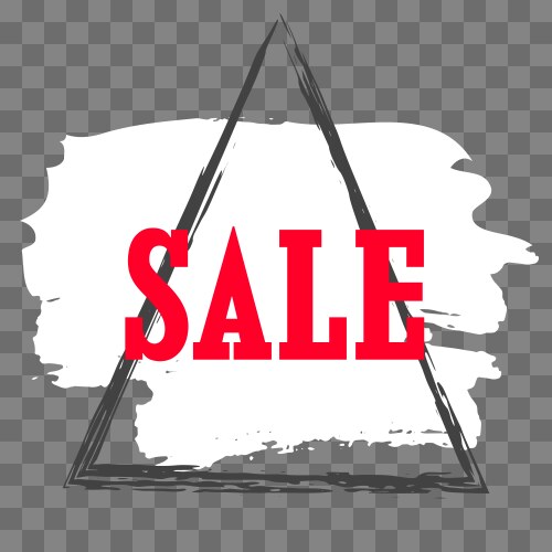 Sale discount banner vector image