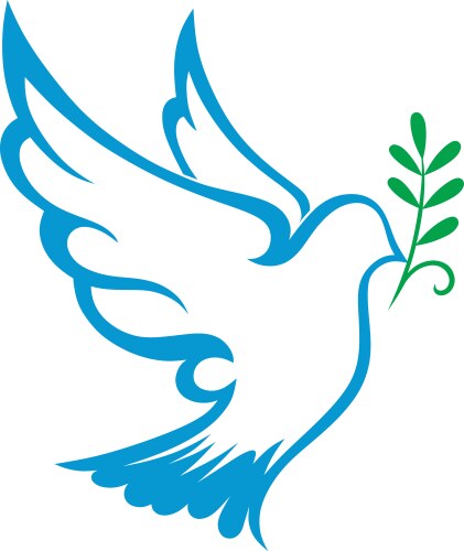 Dove symbol vector image