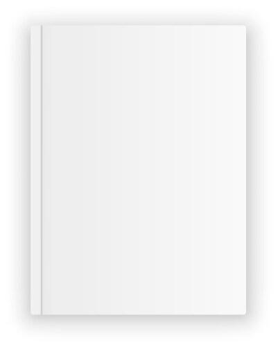 Blank notebook vector image