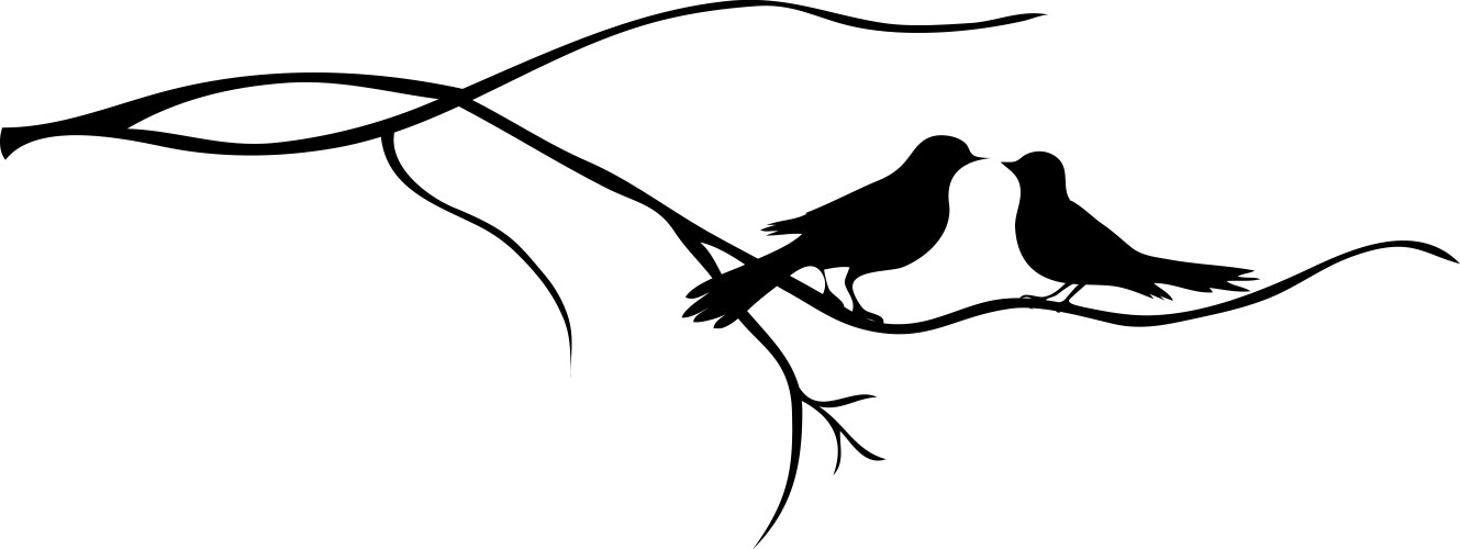 bird black vector image