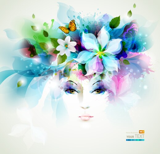 Beautiful women vector image