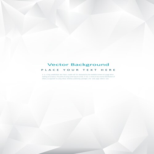 Background with white triangles vector image