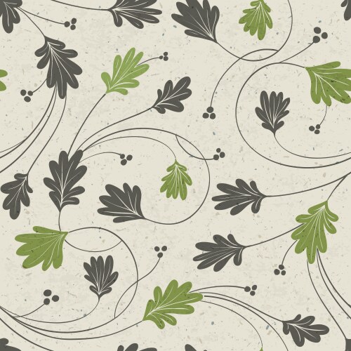 Oak leaves seamless vector image