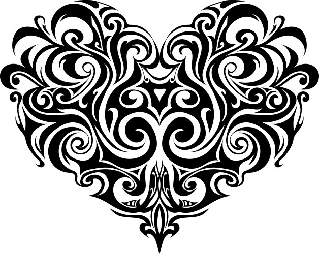 Heart-shape vector image